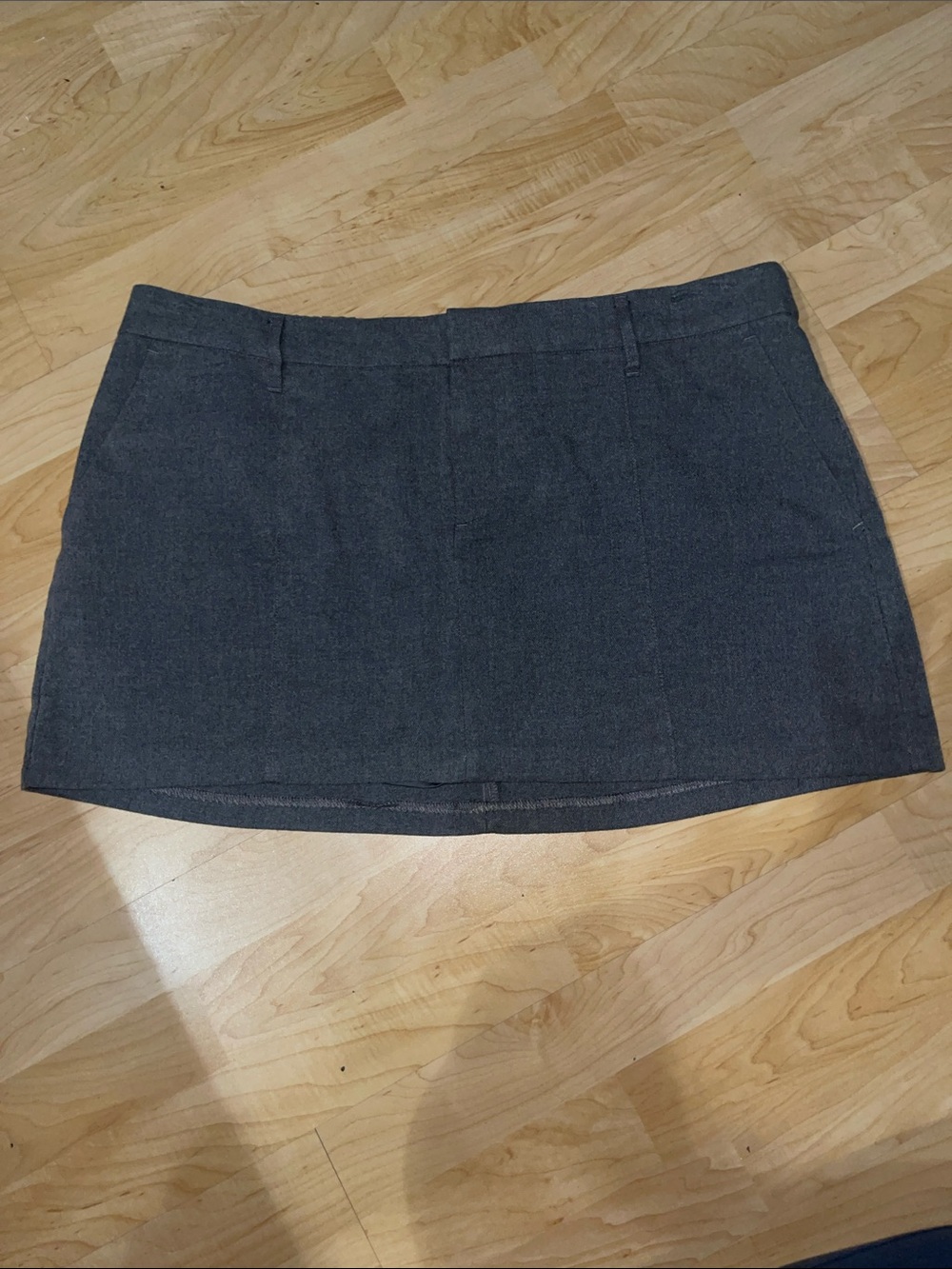 Hollister Charcoal Mini Skirt